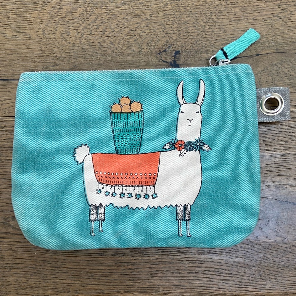 Danica Studio - Llamarama, Large, Zipper Pouch